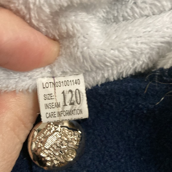 Adorable winter poncho like pea coat with a fuzzy hood size 5T - Picture 5 of 13